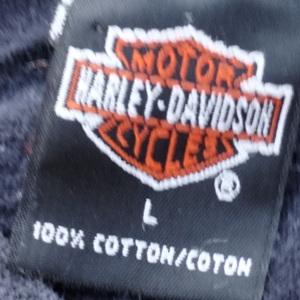 Harley Davidson Mens Shirt VINTAGE - Picture 2 of 3